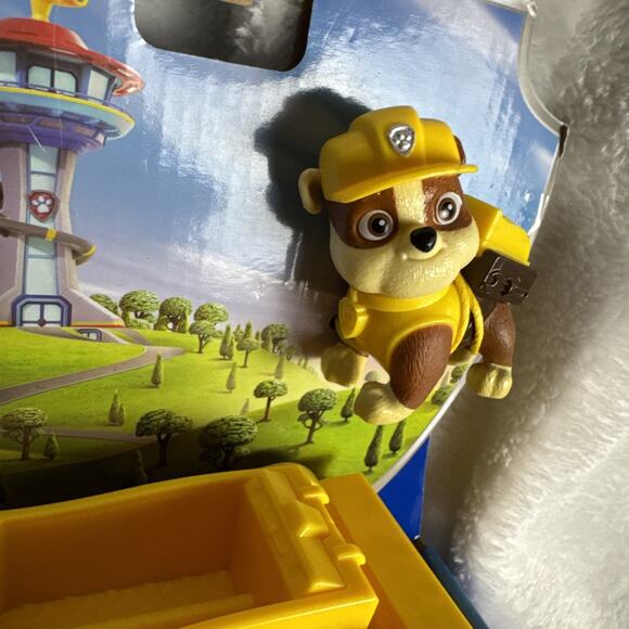 Paw Patrol Rubble With Bulldozer Figure Nickelodeon BRAND NEW NIB - Picture 3 of 7